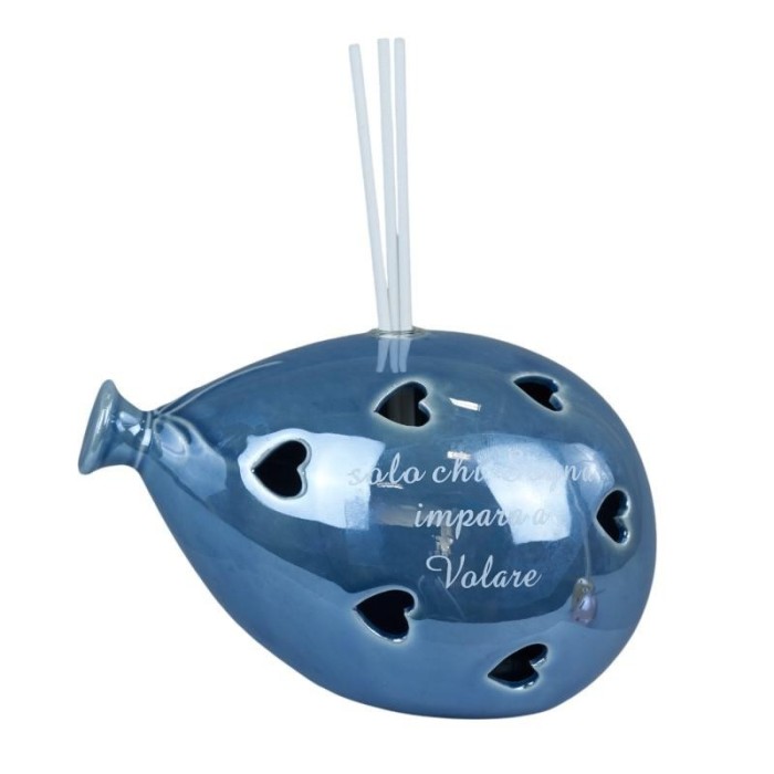 PALLONCINO GRANDE LED PROFUMATORE BLU C FRASE
